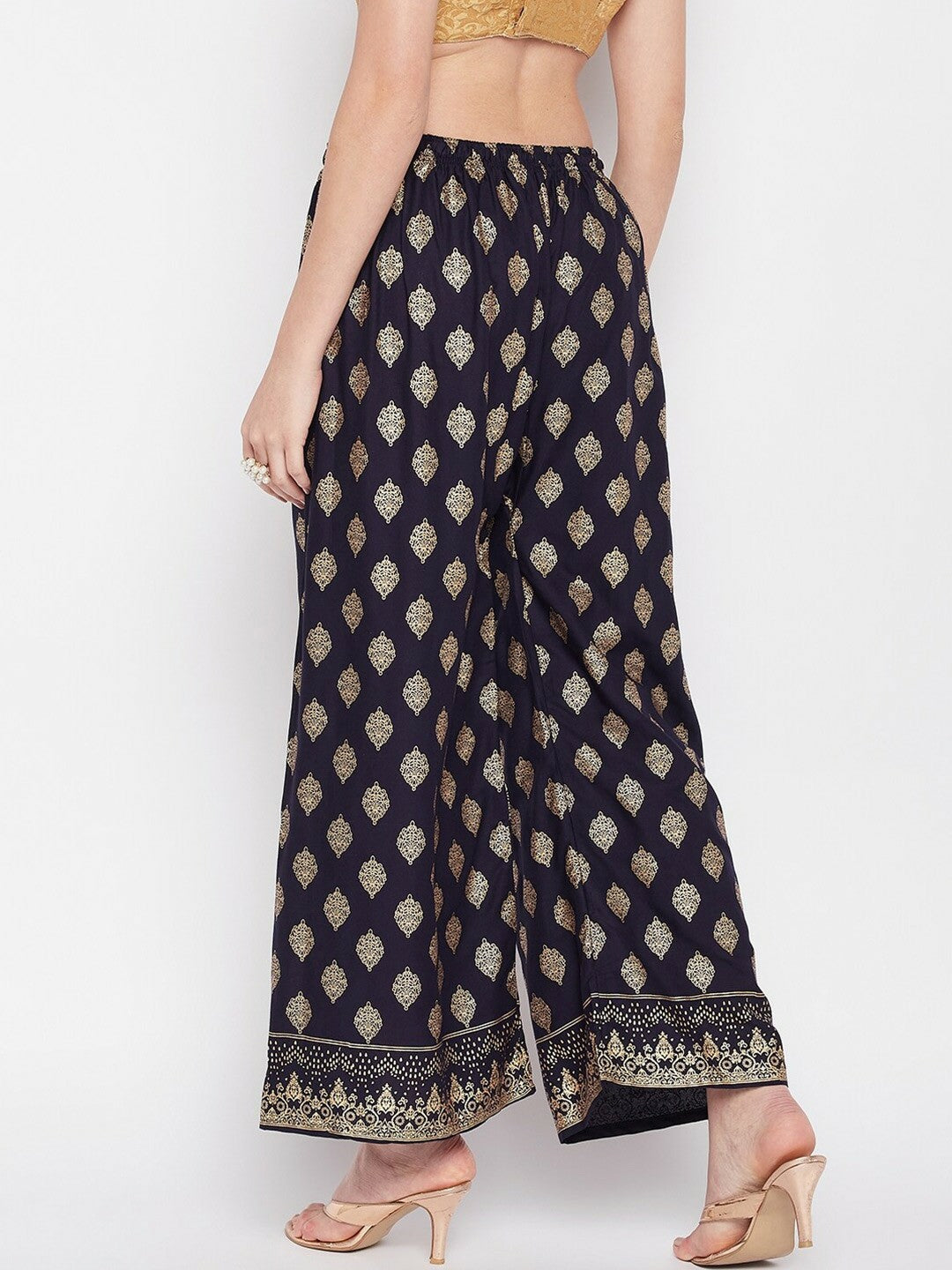 Women's Bohemian Ethnic Printed Harem Pants – Boho Gypsy Peasant Style Palazzos | Indiaista