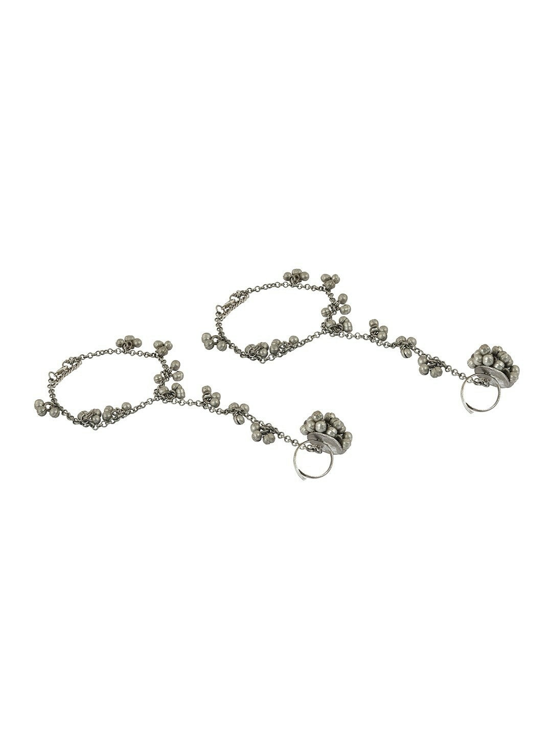 Ghungroo Alloy Oxidized Anklets – Traditional Indian Payal for Women & Girls