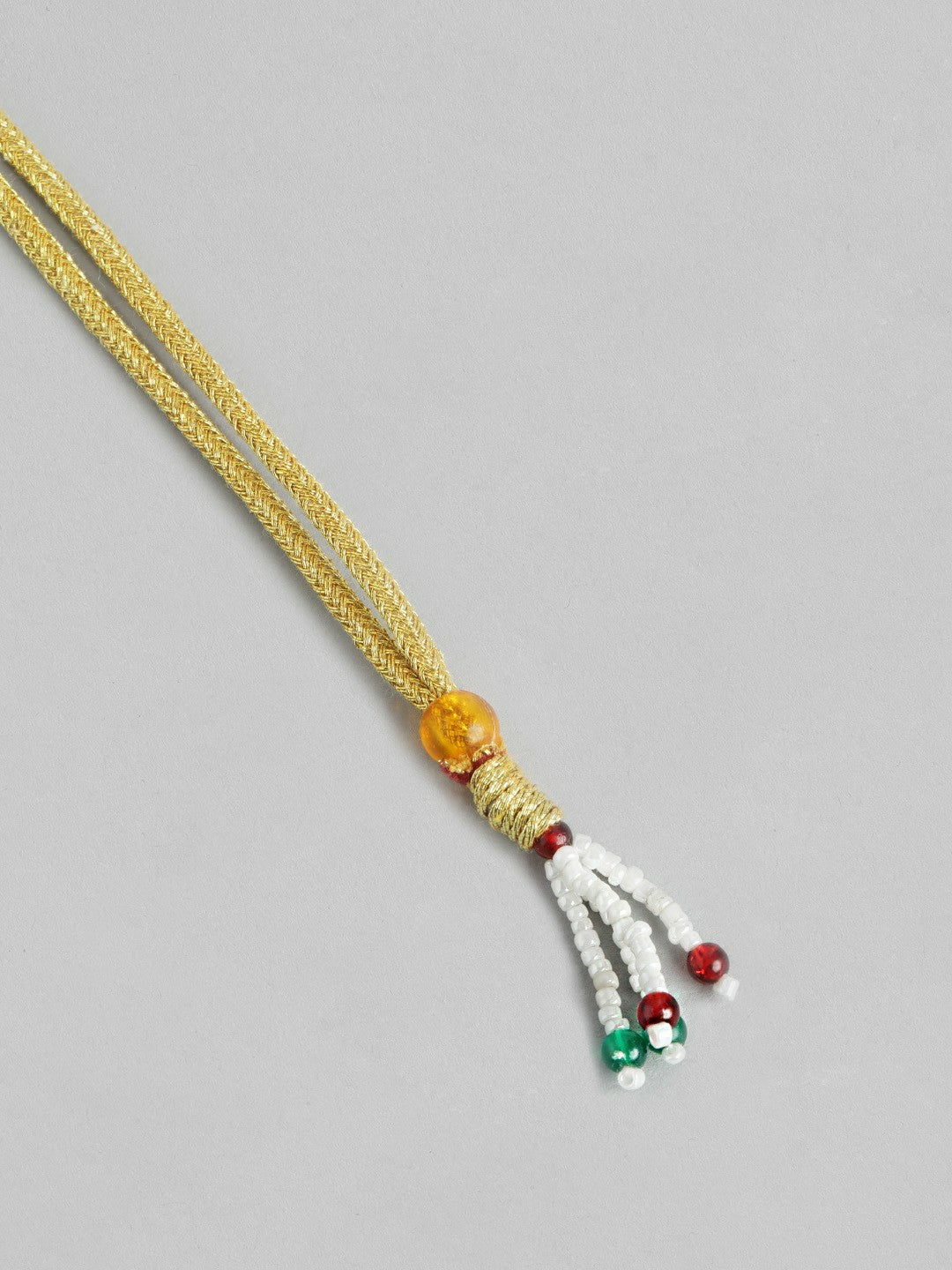 Pearl Gold Plated Kundan Beaded Layered Necklace & Earrings Set